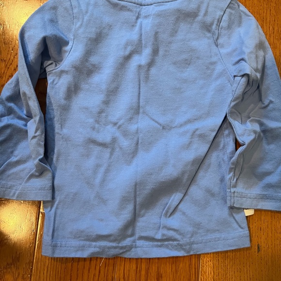 Janie and Jack like new Snoopy Blue Kids Long Sleeve Shirt - Picture 5 of 5